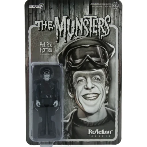 The Munsters Hot Rod Herman (Grayscale) - ReAction Figures