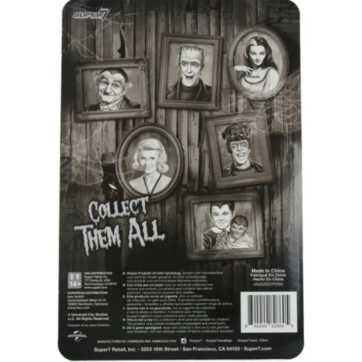 The Munsters Hot Rod Herman (Grayscale) - ReAction Figures