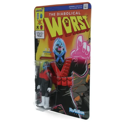 X3 (The Enigma) - The Worst (Mutant Team) - ReAction Figures Wave 5